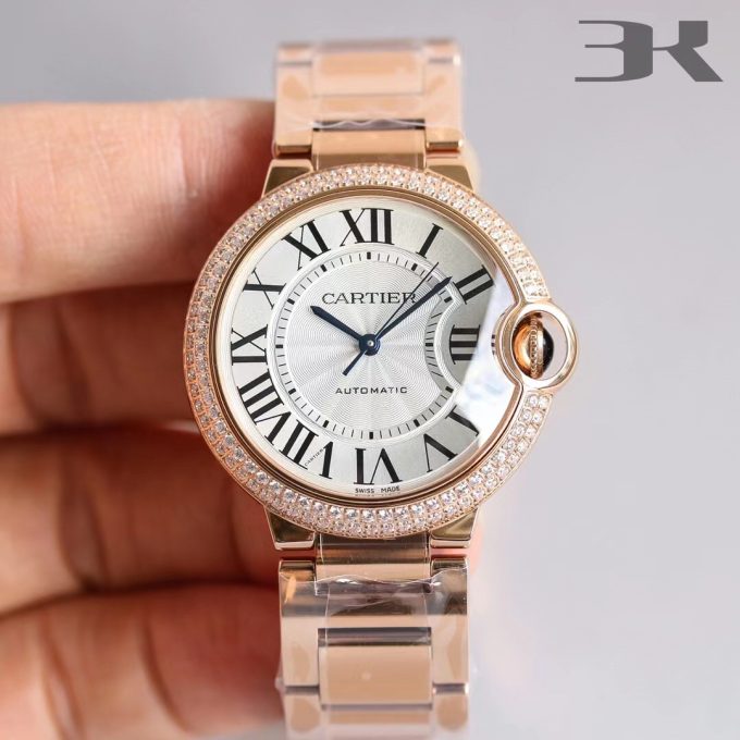 C t double row diamond ring rose gold balloon