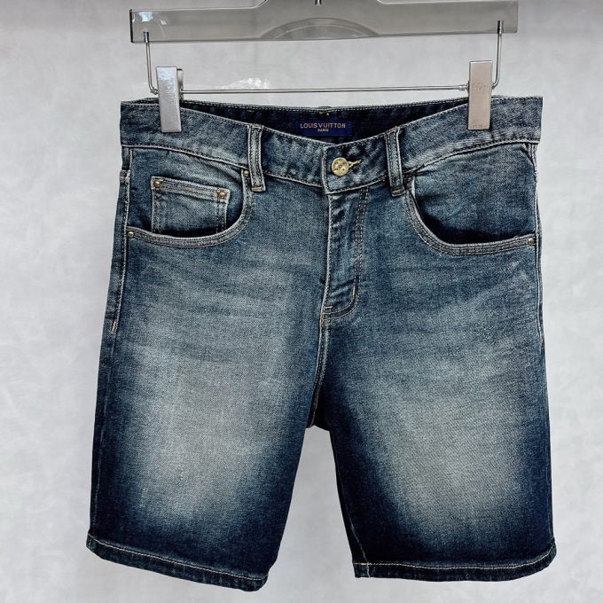 new tide men's fashion casual denim trousers