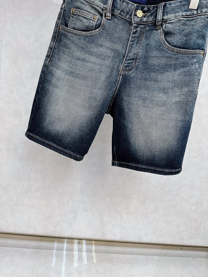 new tide men's fashion casual denim trousers