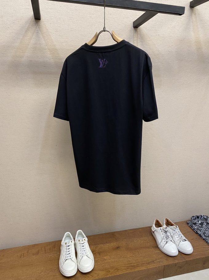 2025 Spring/Summer New Gradient Colourful Printed Short Sleeve T-Shirt