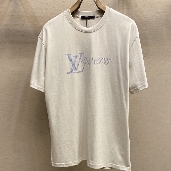 Gradient Colour Printed Short Sleeve T-Shirt