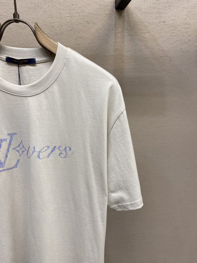 Gradient Colour Printed Short Sleeve T-Shirt