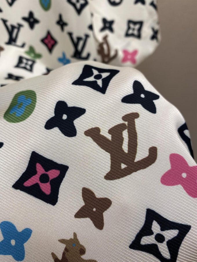 logo all over print short sleeve shirt