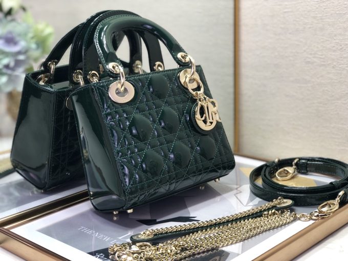 Dark Green Medium Handbag