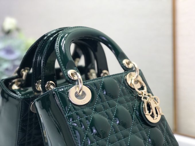 Dark Green Medium Handbag
