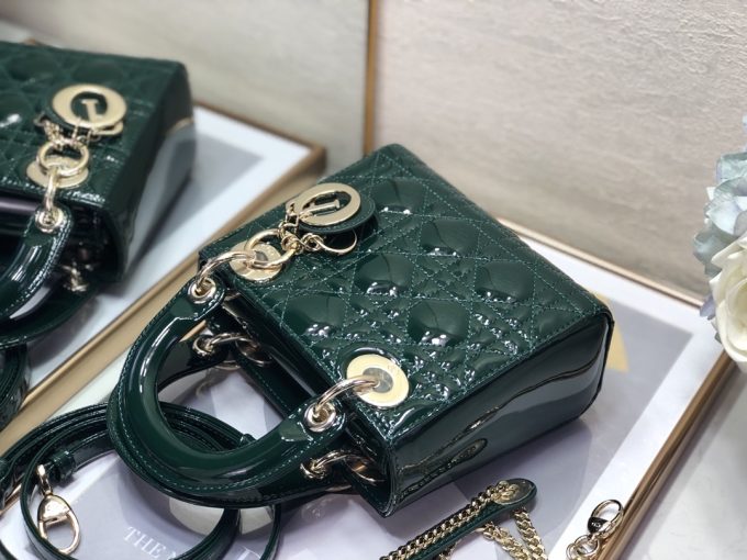 Dark Green Medium Handbag