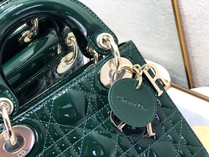 Dark Green Medium Handbag