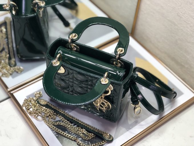 Dark Green Medium Handbag