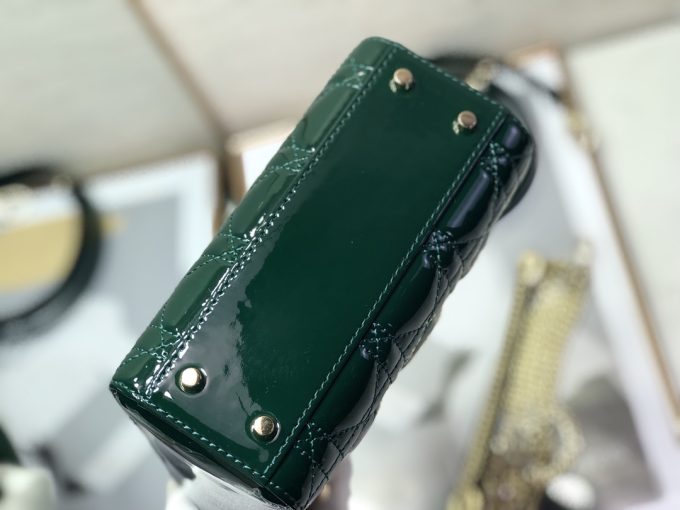 Dark Green Medium Handbag