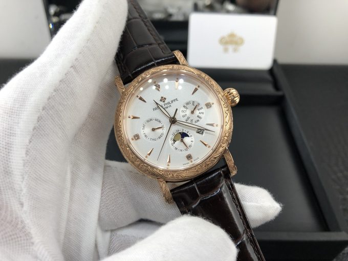 PPF moon phase complication Engraved case