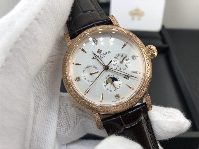 PPF moon phase complication Engraved case