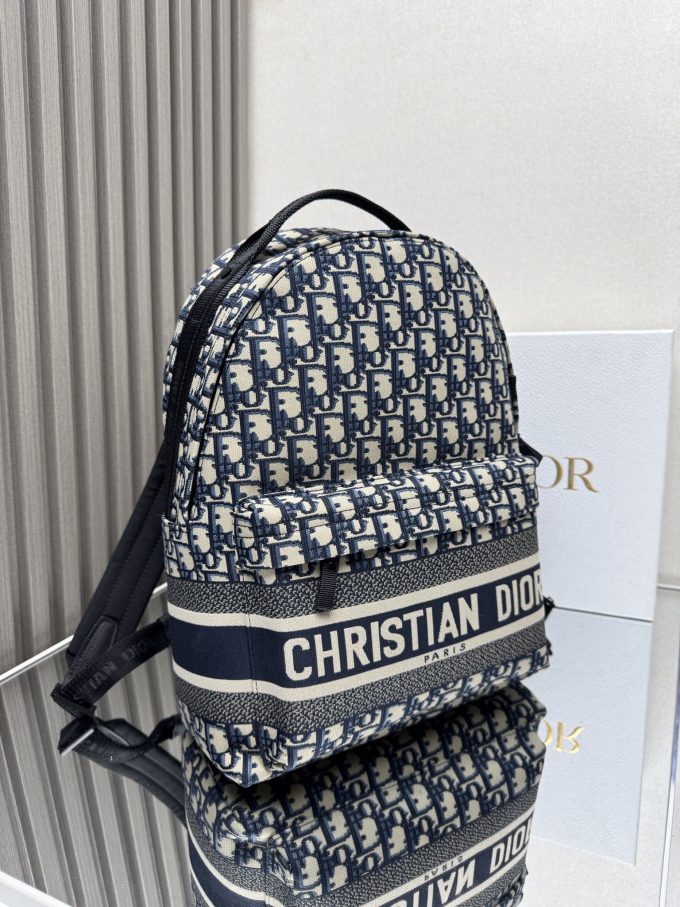DiorTravel Backpack ‘Blue Cloth Large
