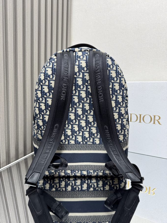DiorTravel Backpack ‘Blue Cloth Large