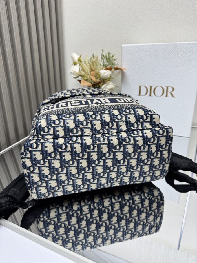 DiorTravel Backpack ‘Blue Cloth Large