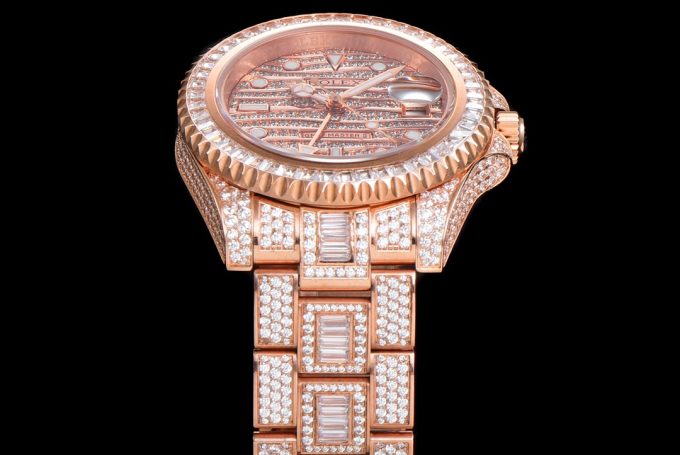 Rolex Greenwich II pavé diamond special edition