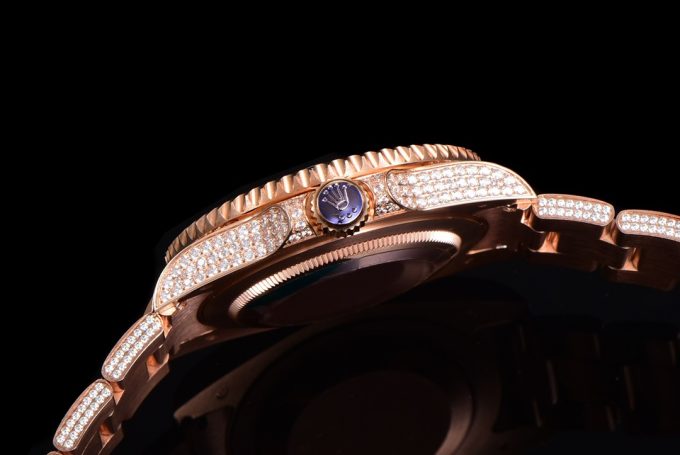 Rolex Greenwich II pavé diamond special edition