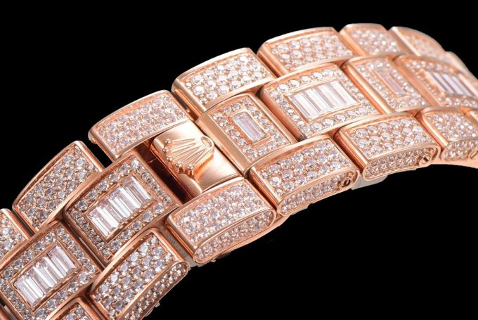 Rolex Greenwich II pavé diamond special edition