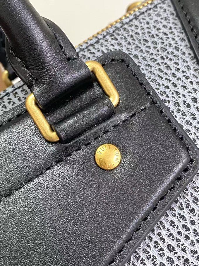 Medium bag in grey and blue