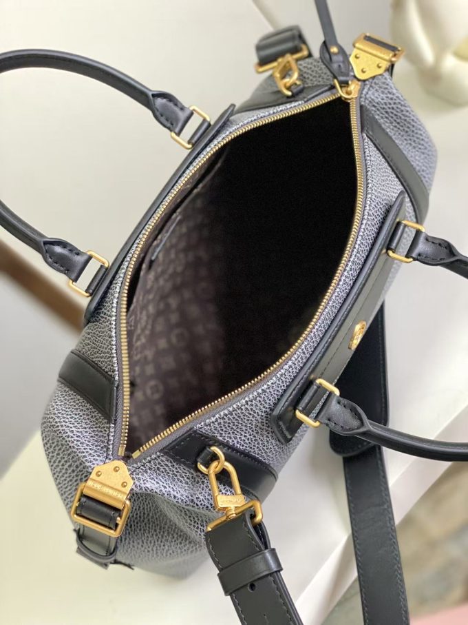 Medium bag in grey and blue