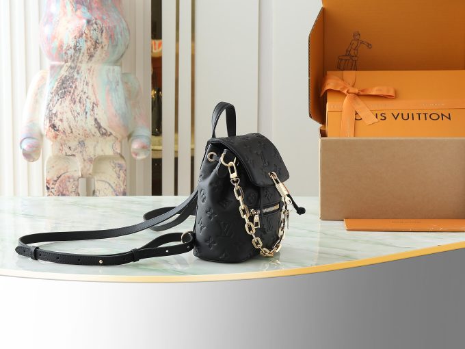 Black Full leather embossed