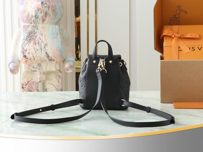 Black Full leather embossed