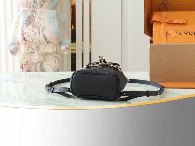 Black Full leather embossed