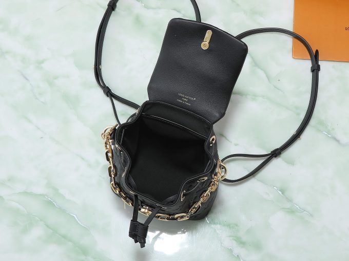 Black Full leather embossed
