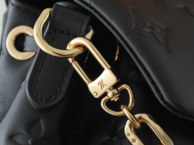 Black Full leather embossed