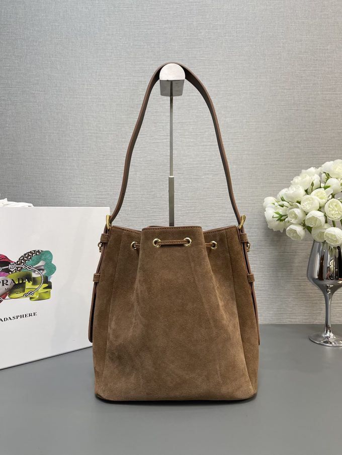 New (Frosted Leather) Bucket Bag