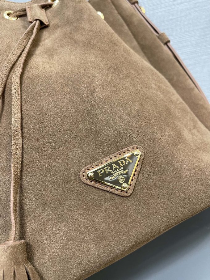 New (Frosted Leather) Bucket Bag