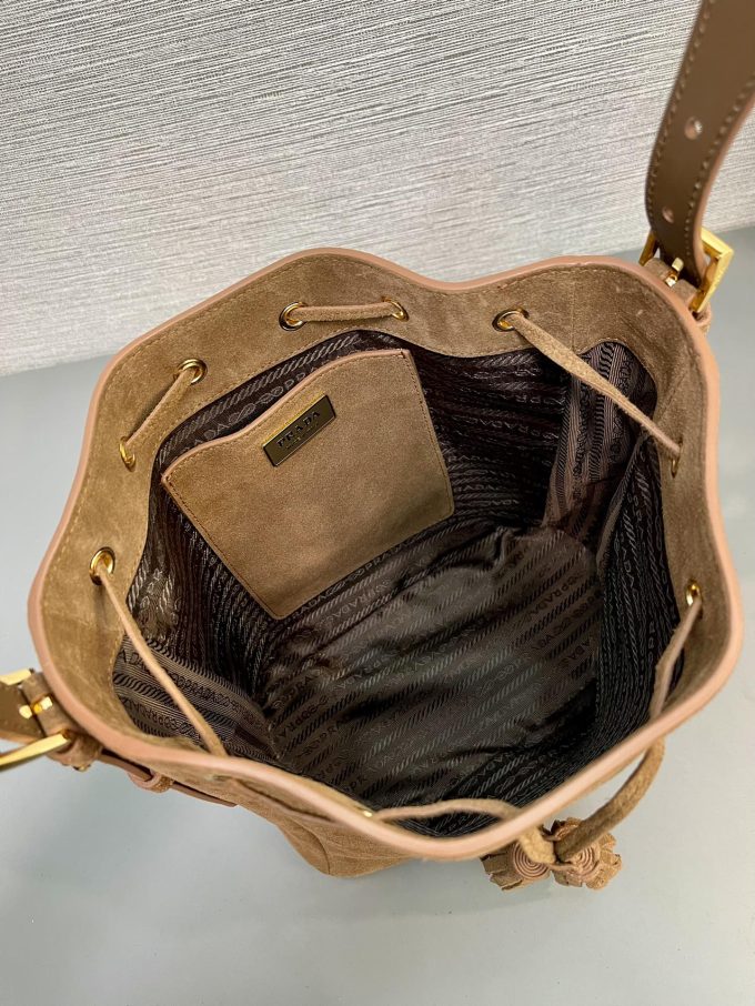 New (Frosted Leather) Bucket Bag