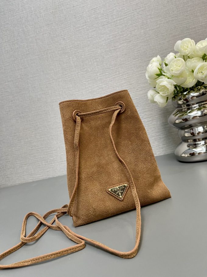 Frosted leather mini small crossbody bag