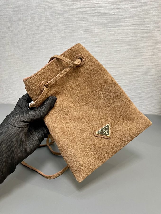Frosted leather mini small crossbody bag