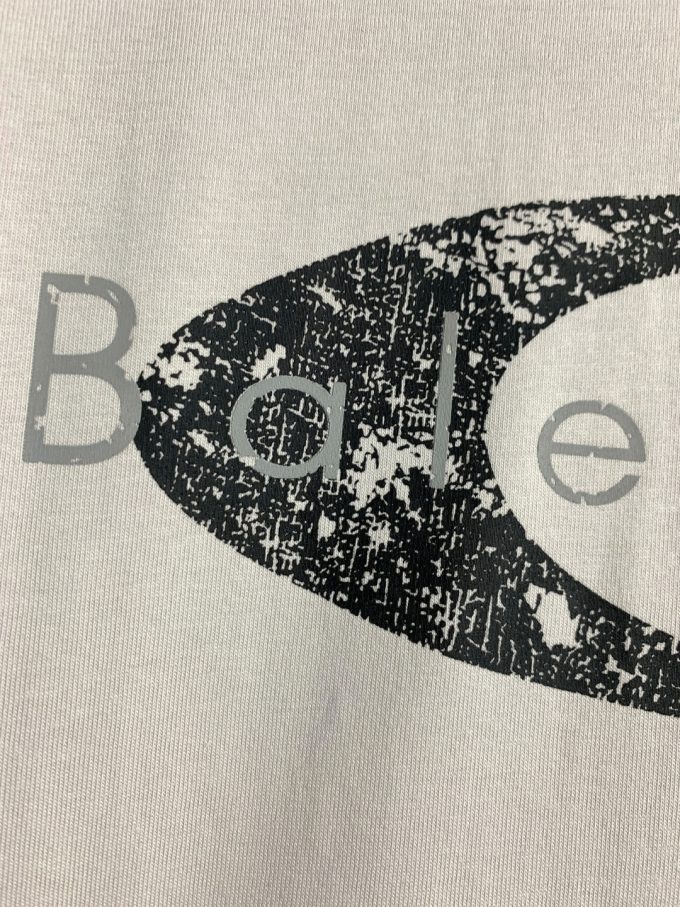 High qualityGradient logo letter round-neck short-sleeved T-shirt