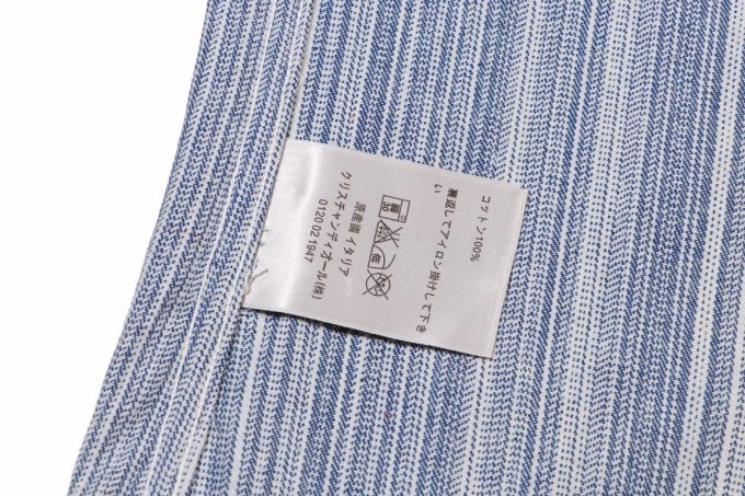 logo jacquard denim shirt