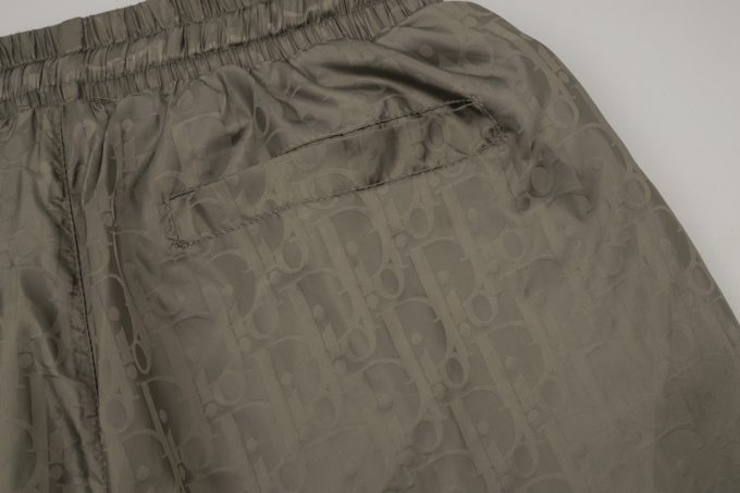 Spring and summer Oblique printed drawstring shorts