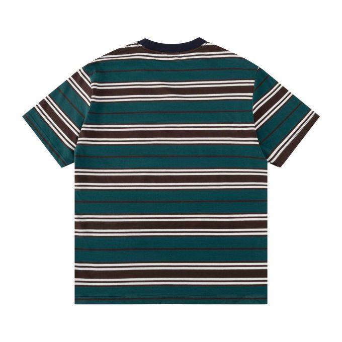 Color-blocking short-sleeved T-shirt