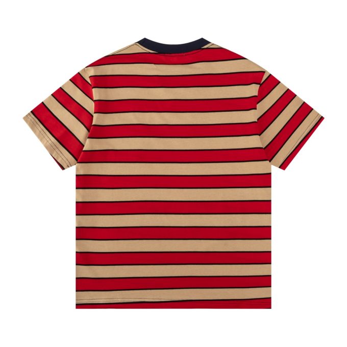 Color-blocking short-sleeved T-shirt