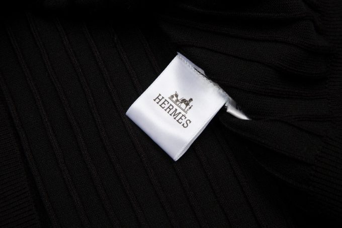 Knitted elastic lapel T-shirt