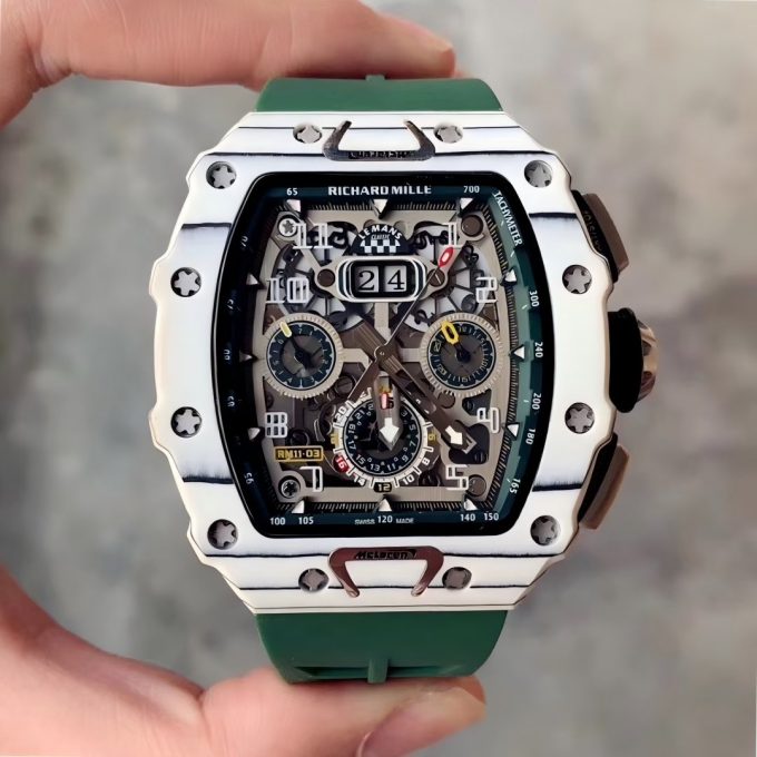 RH RM011-03LMC carbon fiber watch,