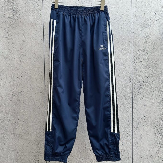 New Balenciaga embroidered sportswear and casual pants