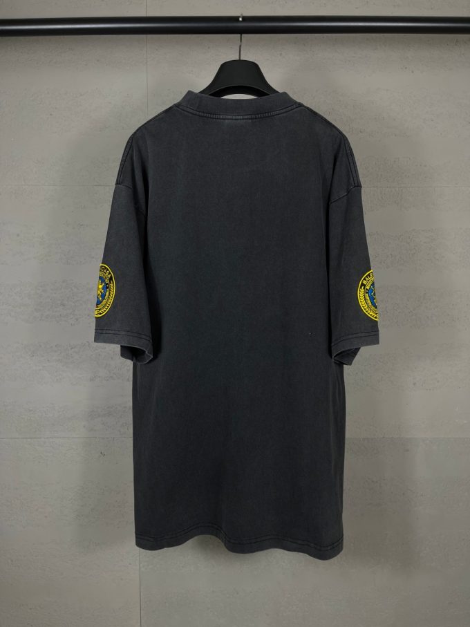 New Parisian short-sleeved shirt on the chest