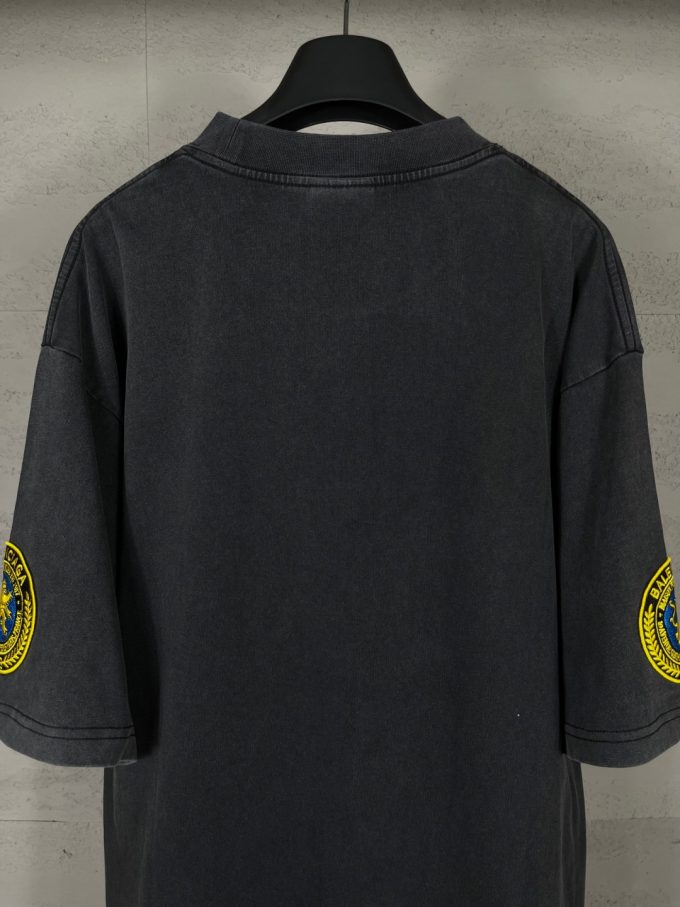 New Parisian short-sleeved shirt on the chest
