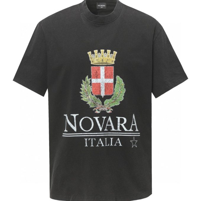 Balenciaga wheat ear Crown short-sleeved T-shirt