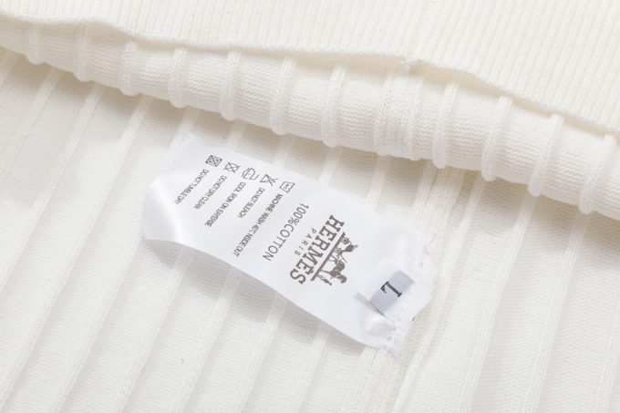 Hermes multicolored pocket knitted POLO shirt