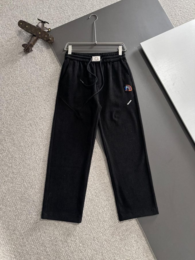 JC Hermes trousers are black and brown