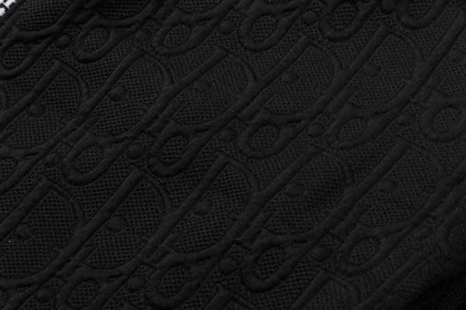 DIOR letter embroidered capri pants