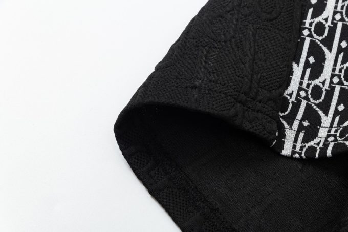 DIOR letter embroidered capri pants