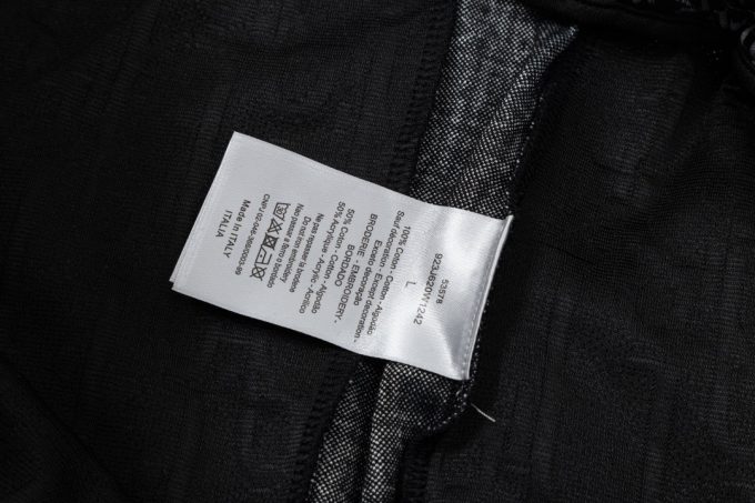 DIOR letter embroidered capri pants