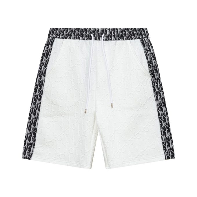 DIOR letter embroidered capri pants
